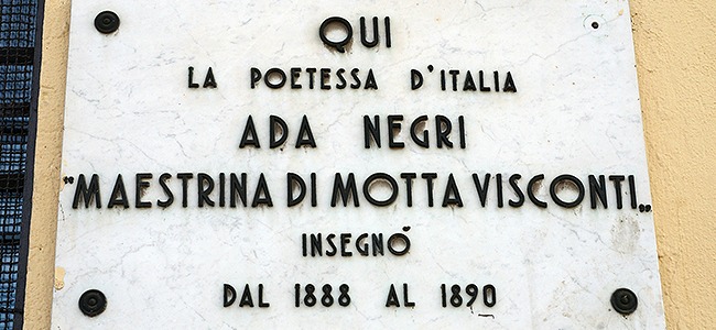 Il Museo di Ada Negri a Motta Visconti